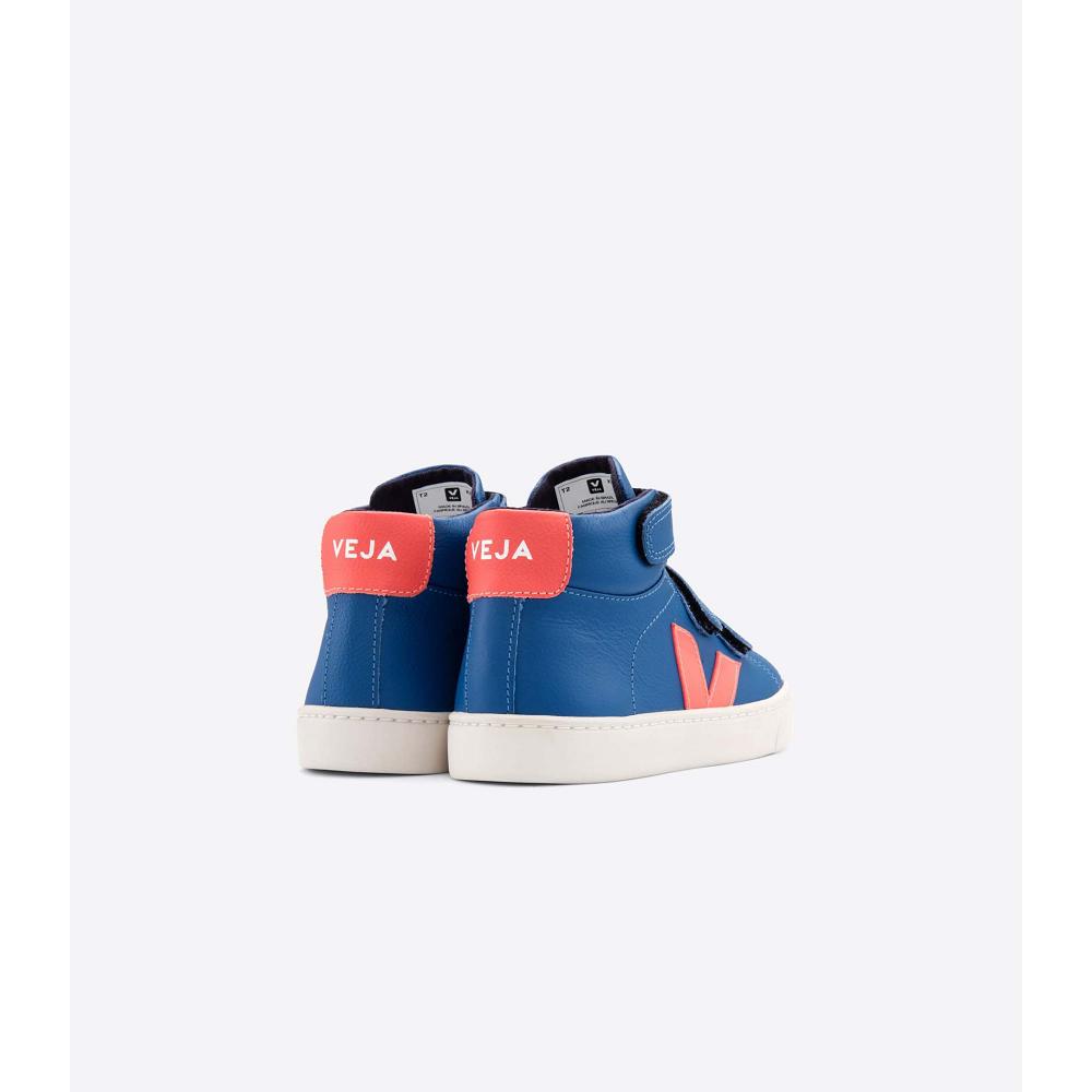 Veja ESPLAR MID CHROMEFREE Kids' Shoes Blue | NZ 737RVD